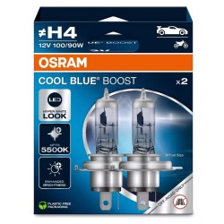 Крушка 12V, H4, 100/90W, P43T, блистер 2бр OSRAM